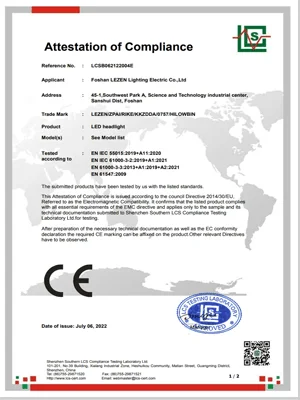 CE certification